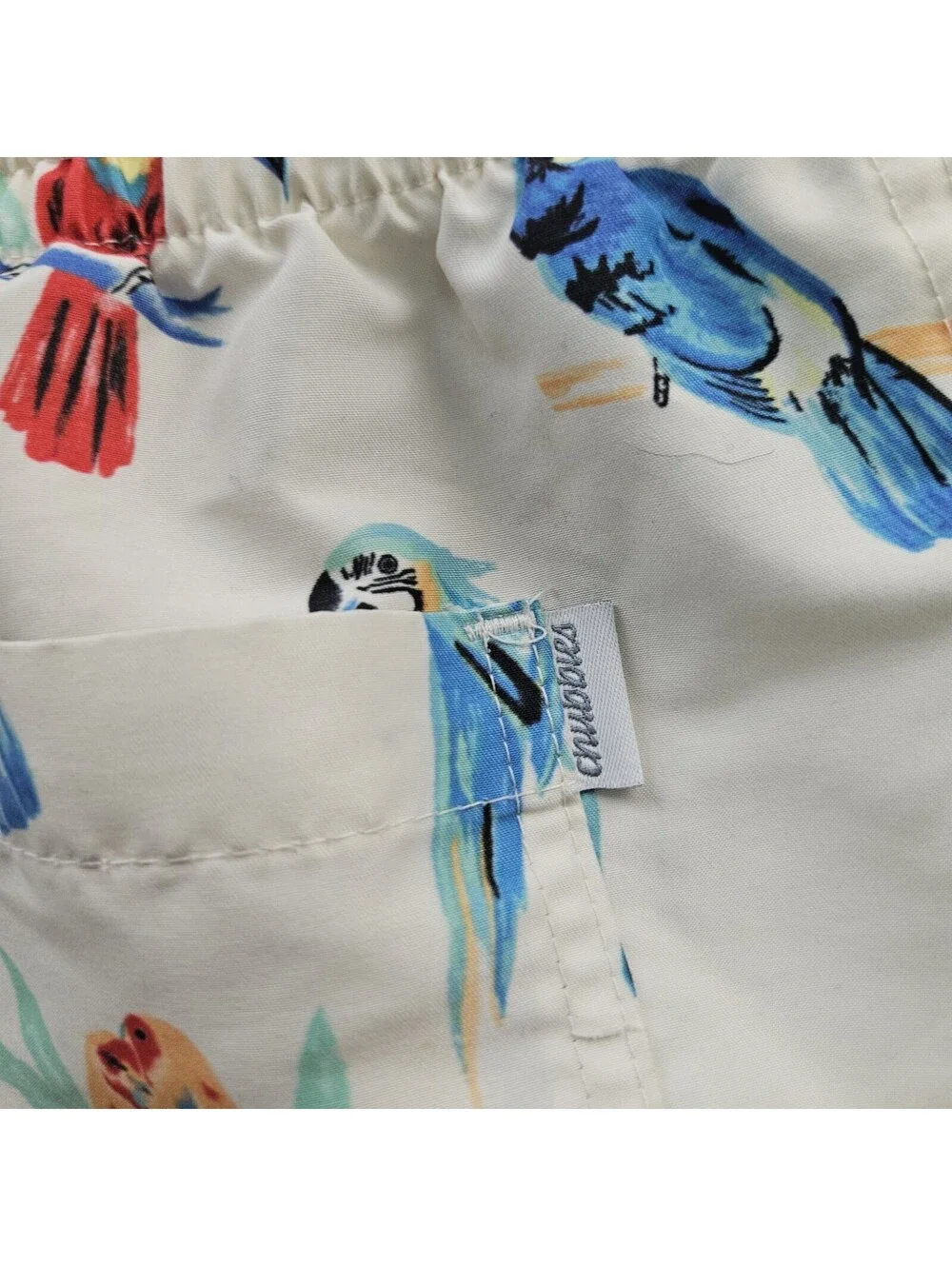 Chubbies Swim Shorts Trunks Large Parrots Birds Macaw Lined 5.5
